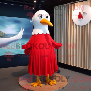 Maskotka Red Gull kostyme...
