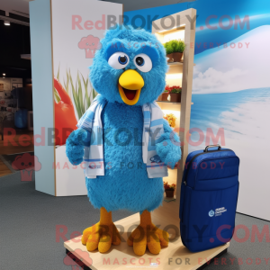 Postava maskota Blue Fried...