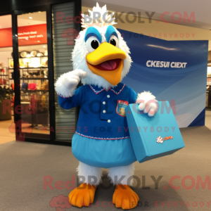 Postava maskota Blue Fried...