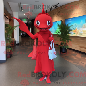 Maskottchenkostüm Roter...