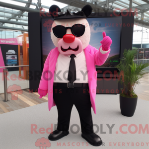 Postava maskota Pink Beef...