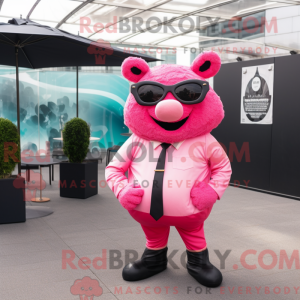 Pink Beef Wellington mascot...