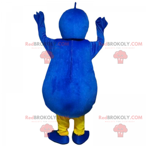 Mascote pássaro azul - Redbrokoly.com