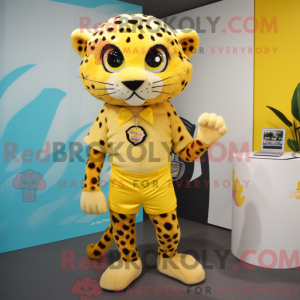 Disfraz de mascota leopardo...