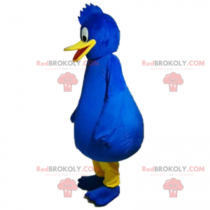 Mascote pássaro azul - Redbrokoly.com