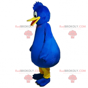 Blauwe vogel mascotte - Redbrokoly.com