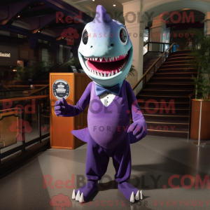 Postava maskota Purple...