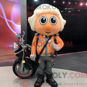 Peach Ice mascot costume...