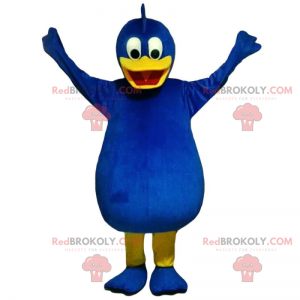 Blauwe vogel mascotte - Redbrokoly.com