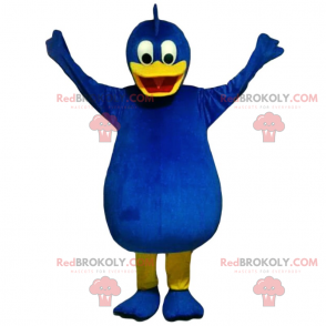 Blaues Vogelmaskottchen - Redbrokoly.com