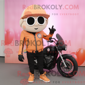 Peach Ice mascot costume...
