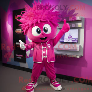 Disfraz de mascota Magenta...