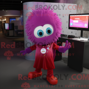 Figura de máscara Magenta...