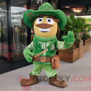 Forest Green Cowboy mascot...