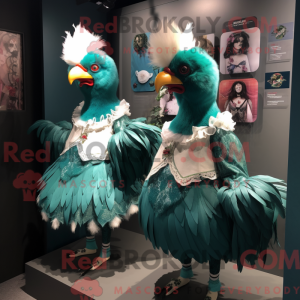 Teal Roosters...