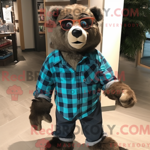 Costume de mascotte d ours...