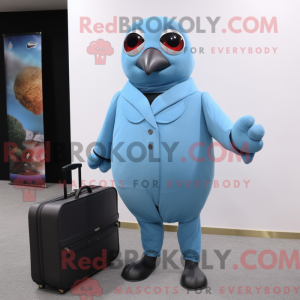 Maskotka Sky Blue Quail z...
