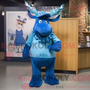 Disfraz de mascota de alce...