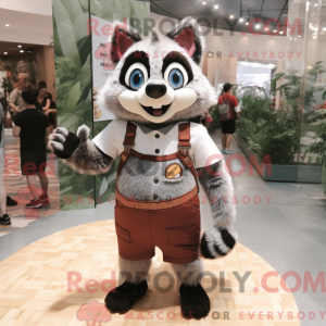 Vaskebjørn maskot kostume...