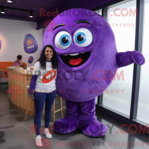 Disfraz de mascota Purple...