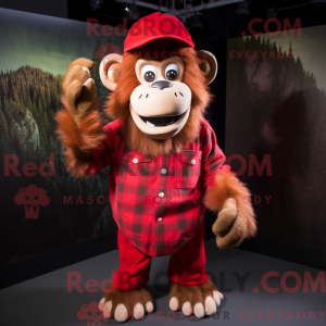 Postava maskota Red Monkey...