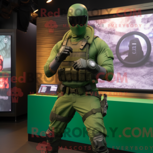 Grønn Gi Joe máscara de...