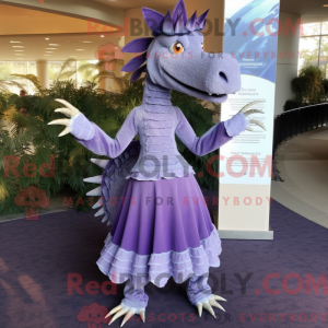 Lavendel Spinosaurus maskot...