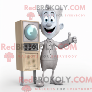Silver Television mascot...