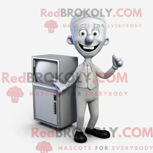 Silver Television mascot...