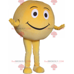 Grapefruit mascot with smile - Redbrokoly.com