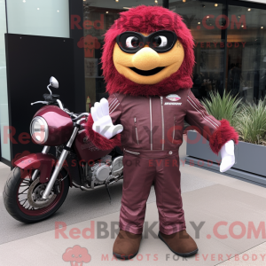 Maroon Spaghetti maskot...