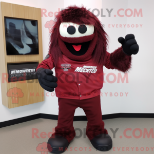 Maroon Spaghetti maskot...