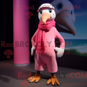 Roze Albatros mascotte...