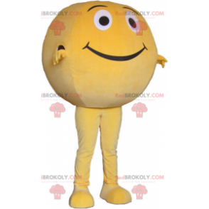 Mascotte di pompelmo con sorriso - Redbrokoly.com