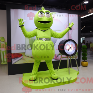 Postava maskota Lime Green...
