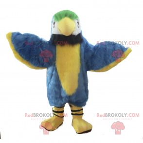 Mascota del loro azul y amarillo - Redbrokoly.com