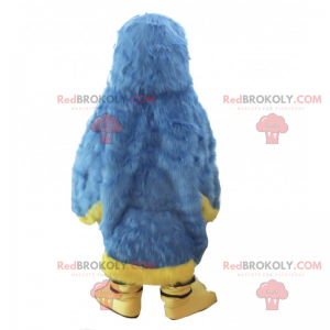 Blauwe en gele papegaai mascotte - Redbrokoly.com