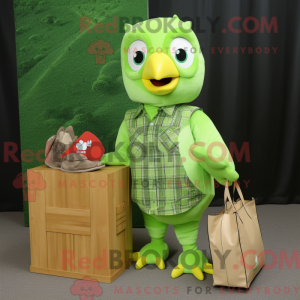 Maskotdraktfigura Lime...