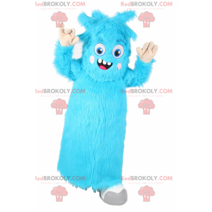 Mascotte karakter - klein blauw monster - Redbrokoly.com
