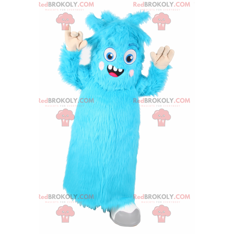 Maskottchencharakter - Kleines blaues Monster - Redbrokoly.com