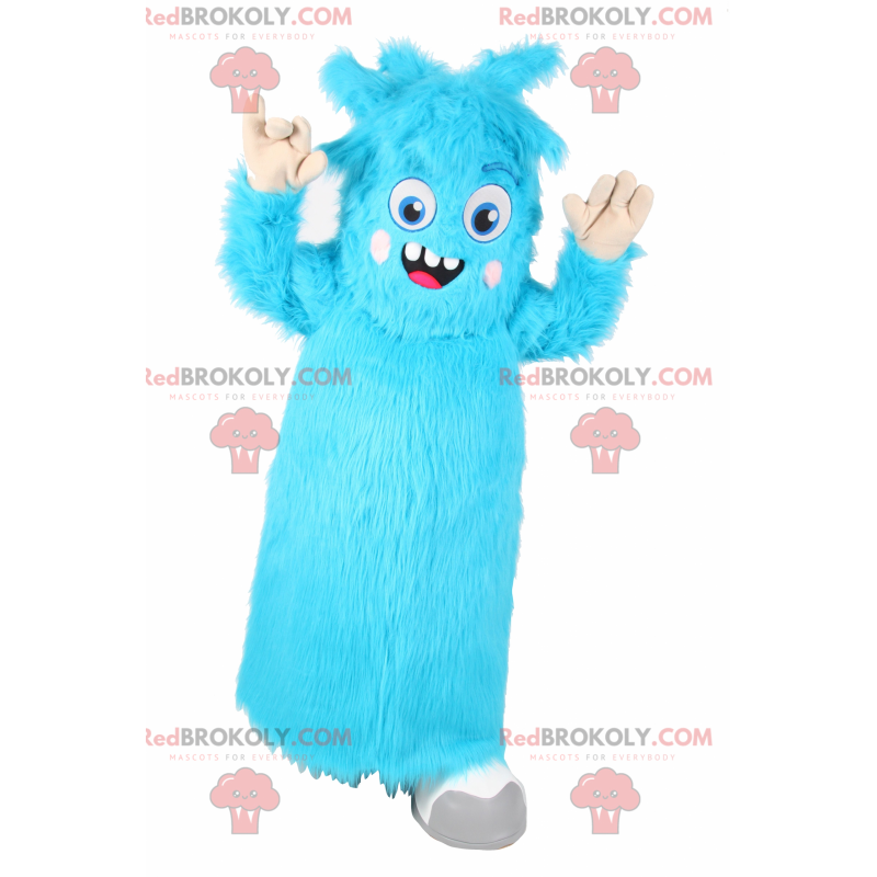 Personaje de mascota - Pequeño monstruo azul - Redbrokoly.com