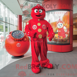 Red Wrist Watch maskot...