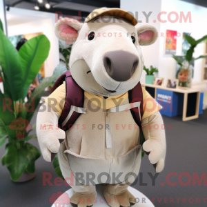 Disfraz de mascota Tapir...