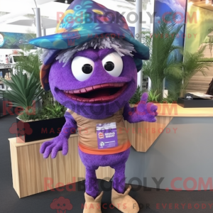 Purple Fish Tacos mascot...