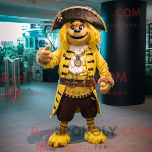Disfraz de mascota pirata...