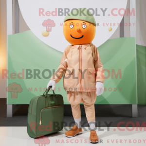 Peach Zucchini mascot...