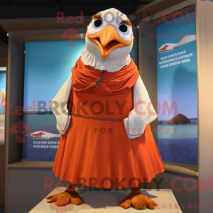 Rust Gull maskot kostyme...