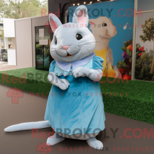 Sky Blue Chinchilla mascot...