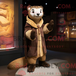 Brun Marten máscara de...