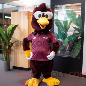 Maroon Gosling mascot...